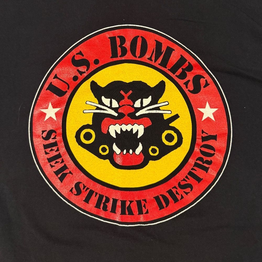 US Bombs “Seek Strike Destroy” T-Shirt – Original Punk Tee (2004 Era) Y2K